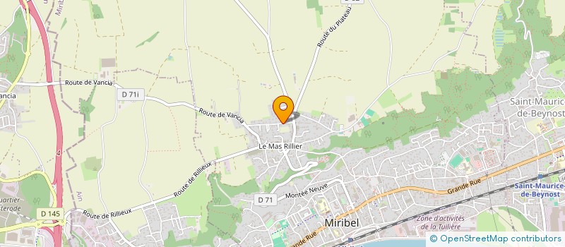 localisation de l'entreprise MONSIEUR STANISLAS WEGERA à MIRIBEL