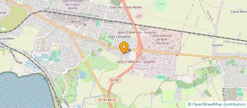 localisation de l'entreprise MONSIEUR STANISLAS WIBAUX  AYTRE