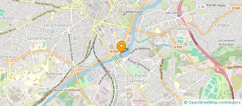 localisation de l'entreprise MONSIEUR STANISLAV ABLOZHEEV à LIMOGES