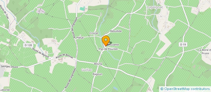 localisation de l'entreprise MONSIEUR STANISLAV BEDYAK  GUILLAC