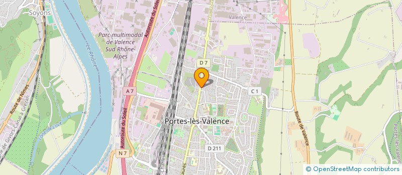 localisation de l'entreprise MONSIEUR STANISLAV CARAJA  PORTES-LES-VALENCE