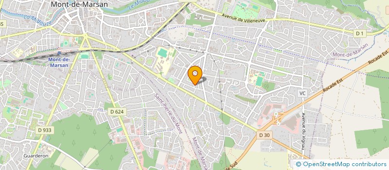 localisation de l'entreprise MONSIEUR STANISLAV KOUCHENSKY  MONT-DE-MARSAN