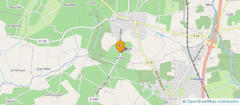 localisation de l'entreprise MONSIEUR STANISLAV PRODAN  SAINT-MARIENS