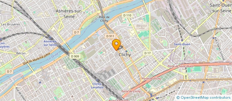 localisation de l'entreprise MONSIEUR STANISLAV VODOPIANOV à CLICHY