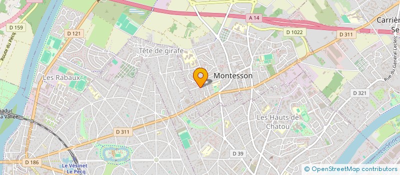 localisation de l'entreprise MONSIEUR STANISLAW BODZIOCH  MONTESSON