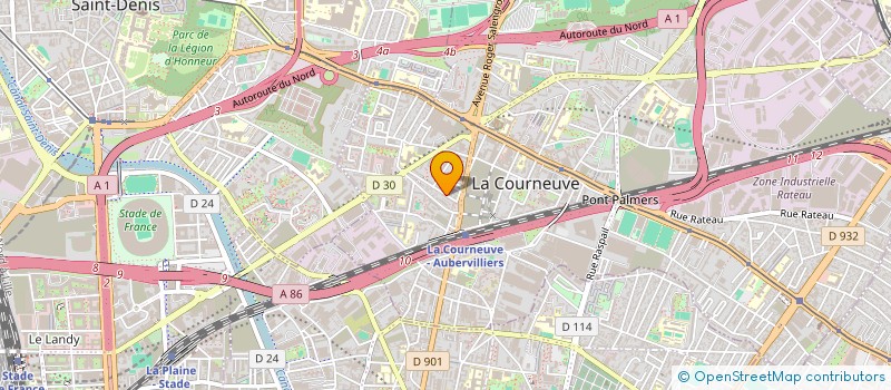 localisation de l'entreprise MONSIEUR STANISLAW LOZA à LA COURNEUVE