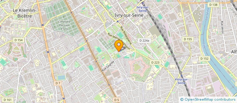 localisation de l'entreprise MONSIEUR STANISLAW PUFKA  IVRY-SUR-SEINE