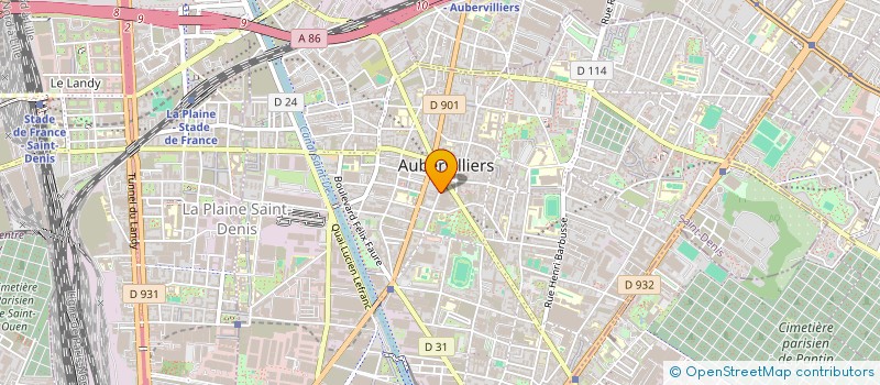 localisation de l'entreprise MONSIEUR STANISLAW TARNAWSKI à AUBERVILLIERS