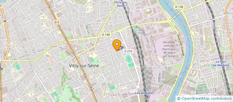 localisation de l'entreprise MONSIEUR STANISLAW WODZINSKI à VITRY-SUR-SEINE