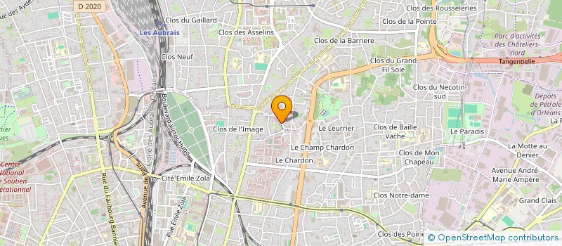 localisation de l'entreprise MONSIEUR STANLAY CALISTE  ORLEANS