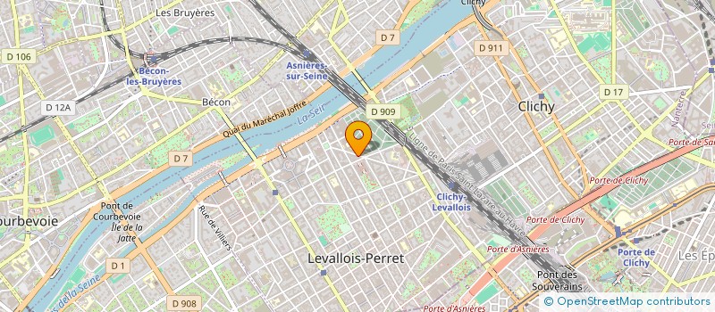 localisation de l'entreprise MONSIEUR STANLEY ACHOR à LEVALLOIS PERRET
