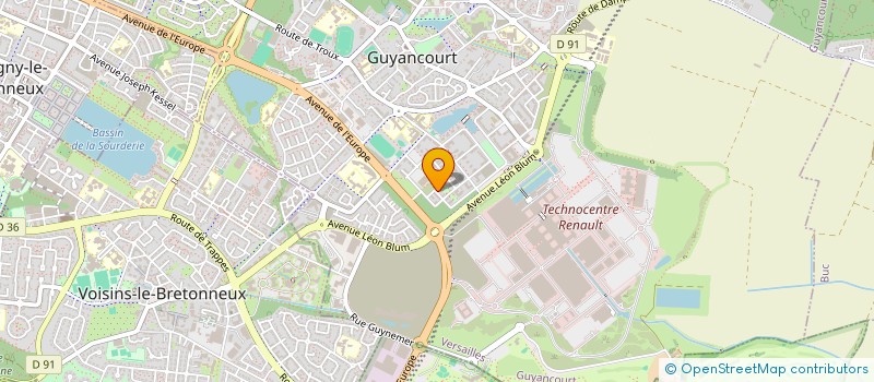 localisation de l'entreprise MONSIEUR STANLEY ARTHEIN à GUYANCOURT