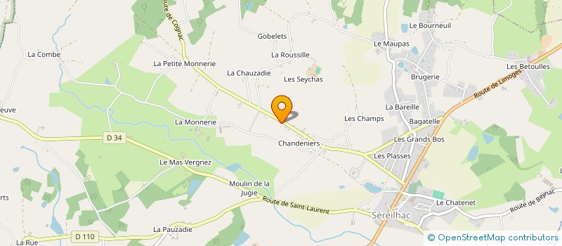 localisation de l'entreprise MONSIEUR STANLEY CHATAIN à SEREILHAC