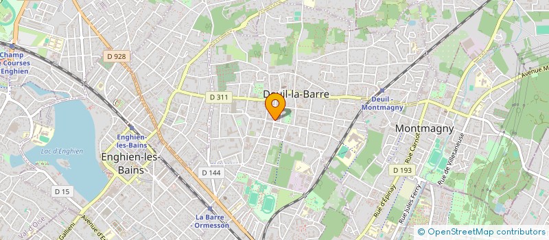 localisation de l'entreprise MONSIEUR STANLEY DAMBRINE  DEUIL-LA-BARRE