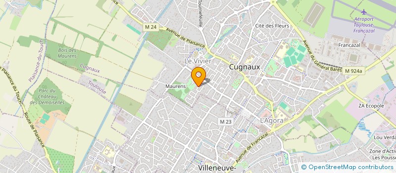 localisation de l'entreprise MONSIEUR STANLEY HONORE  CUGNAUX