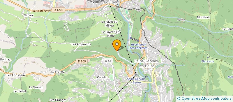 localisation de l'entreprise MONSIEUR STANLEY MARTIN à SAINT-GERVAIS-LES-BAINS