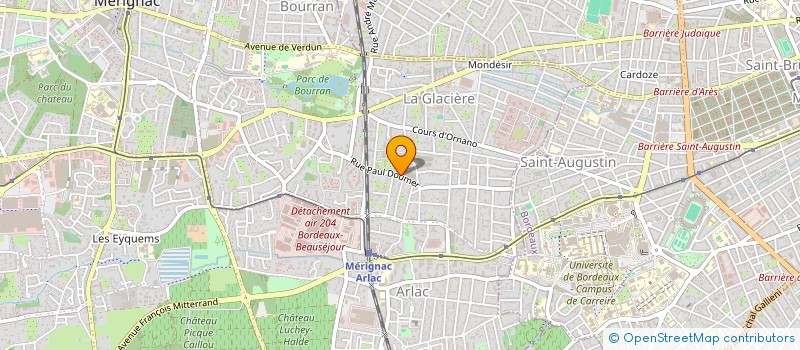 localisation de l'entreprise MONSIEUR STANLEY MORISSEAU  MERIGNAC