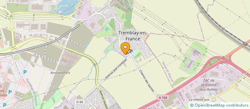 localisation de l'entreprise MONSIEUR STANLEY PERRIN à TREMBLAY-EN-FRANCE