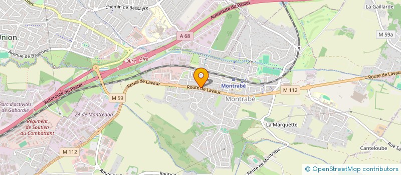 localisation de l'entreprise MONSIEUR STANLEY PIERRE  MONTRABE