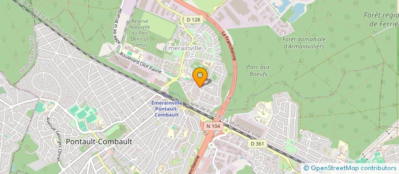 localisation de l'entreprise MONSIEUR STANLEY SALATCHY  EMERAINVILLE