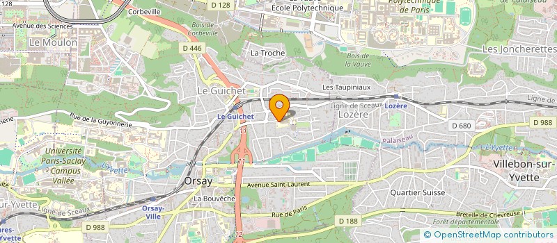 localisation de l'entreprise MONSIEUR STANLEY SAMBAR  ORSAY