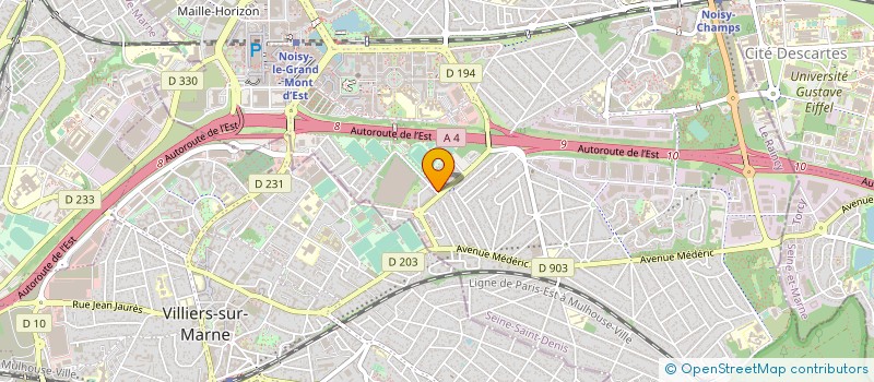 localisation de l'entreprise MONSIEUR STANLY SAPUTHANTHRI  NOISY-LE-GRAND