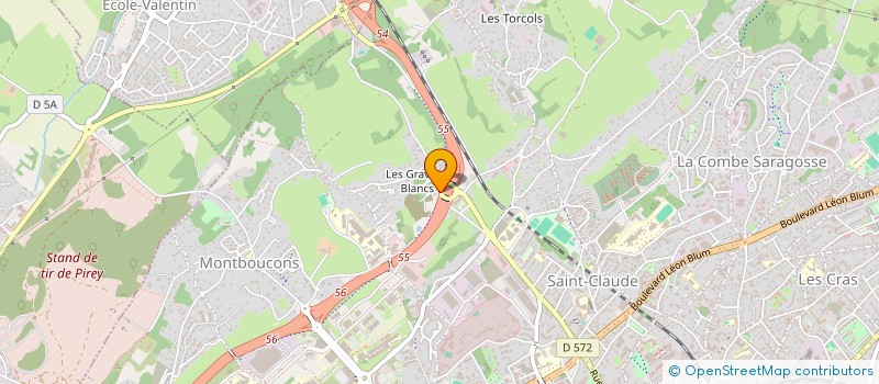 localisation de l'entreprise MONSIEUR STANLY SHTEMBARI  BESANCON