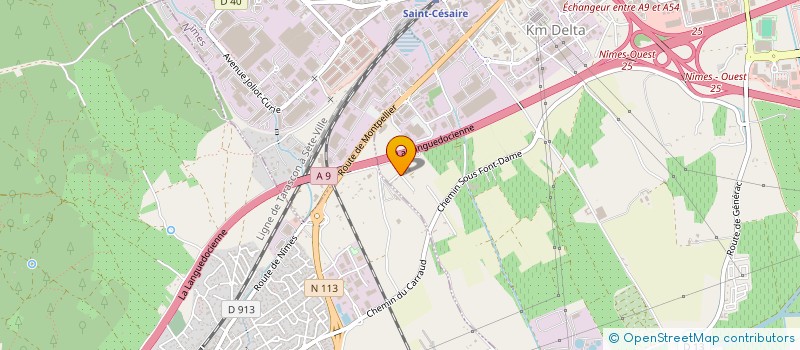 localisation de l'entreprise MONSIEUR STANTON CAROL MICHEL STOLL  NIMES