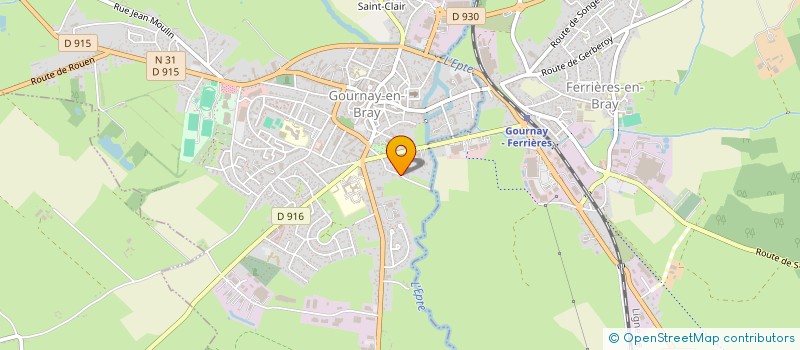 localisation de l'entreprise MONSIEUR STANY AUBERT à GOURNAY-EN-BRAY