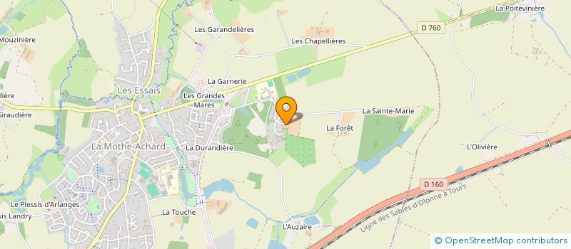 localisation de l'entreprise MONSIEUR STANY GUYARD à LES ACHARDS