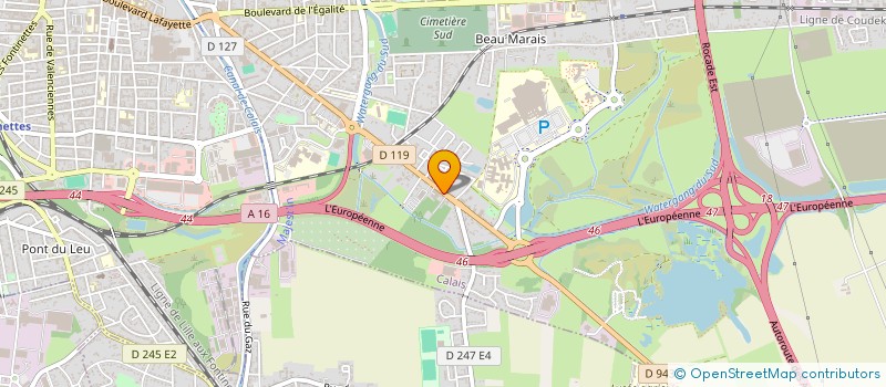 localisation de l'entreprise MONSIEUR STANY HOFFMANN  CALAIS