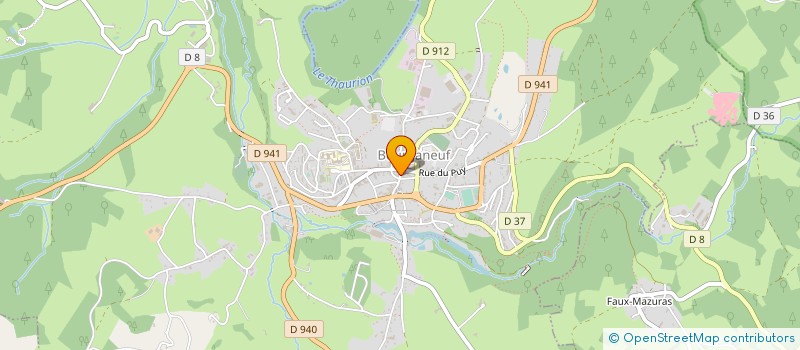 localisation de l'entreprise MONSIEUR STANY NEAUD à BOURGANEUF