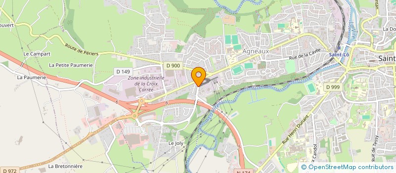 localisation de l'entreprise MONSIEUR STANY VEZIN  AGNEAUX