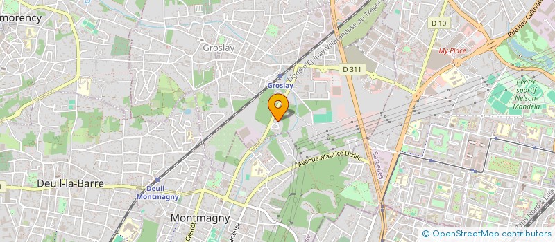 localisation de l'entreprise MONSIEUR STARSKI ZEPP  GROSLAY