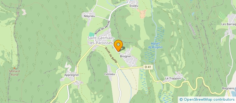 localisation de l'entreprise MONSIEUR STAVROS MINIOTIS  GROSLEE-SAINT-BENOIT