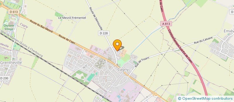 localisation de l'entreprise MONSIEUR STEDJI LEFEBVRE  CAGNY