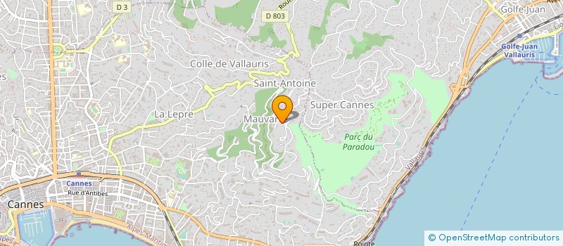 localisation de l'entreprise MONSIEUR STEEN LETH  CANNES