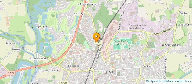 localisation de l'entreprise MONSIEUR STEEV BEKASY  BRUZ