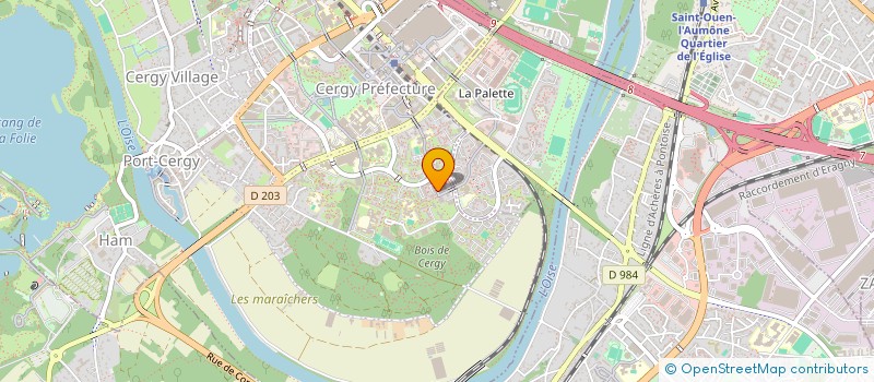 localisation de l'entreprise MONSIEUR STEEV YOUNAN à CERGY