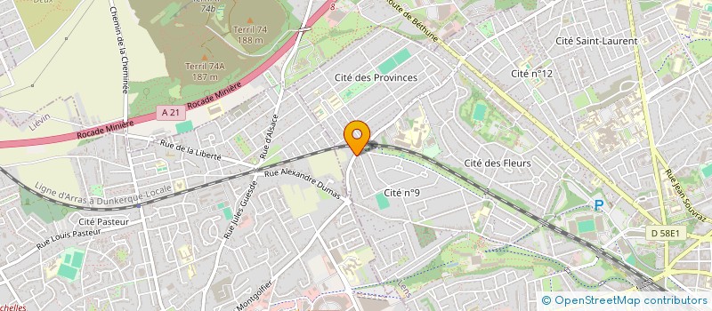 localisation de l'entreprise MONSIEUR STEEVANO LOURDEL  LOOS-EN-GOHELLE