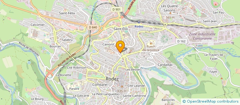 localisation de l'entreprise MONSIEUR STEEVE ANGELIQUE à RODEZ