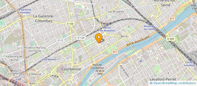 localisation de l'entreprise MONSIEUR STEEVE ASSOUS à COURBEVOIE