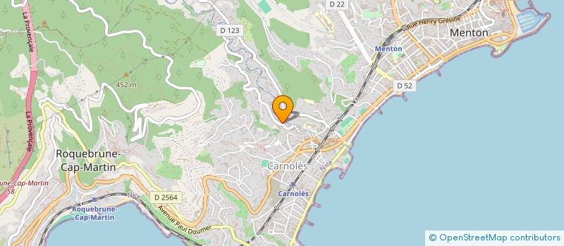 localisation de l'entreprise MONSIEUR STEEVE BAIGUE à ROQUEBRUNE-CAP-MARTIN
