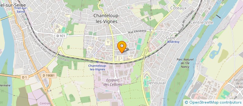 localisation de l'entreprise MONSIEUR STEEVE BALDUS à CHANTELOUP-LES-VIGNES