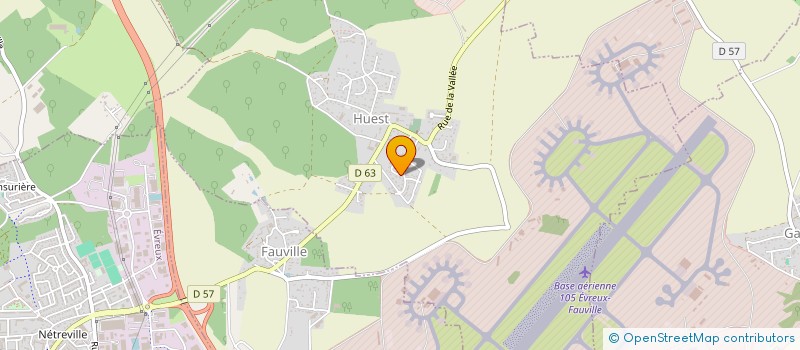 localisation de l'entreprise MONSIEUR STEEVE BAUDRY  HUEST