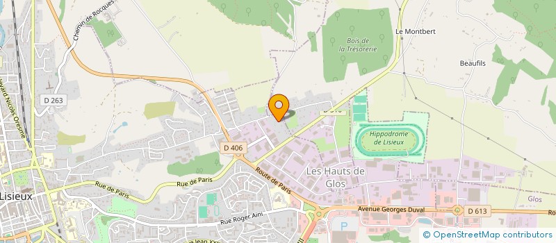 localisation de l'entreprise MONSIEUR STEEVE BENOIT à LISIEUX