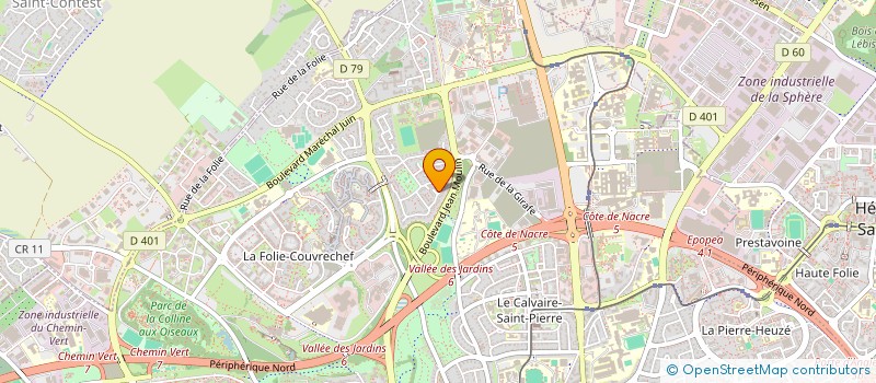 localisation de l'entreprise MONSIEUR STEEVE BONJOUR  LES MONTS D'AUNAY