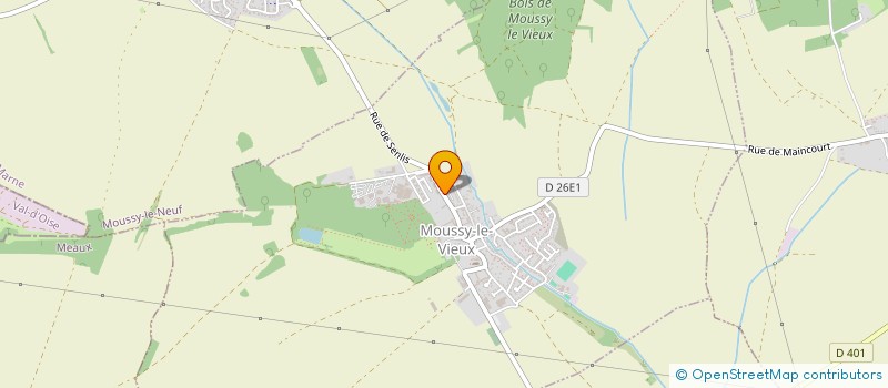 localisation de l'entreprise MONSIEUR STEEVE BOUCHEREAU  MOUSSY-LE-VIEUX