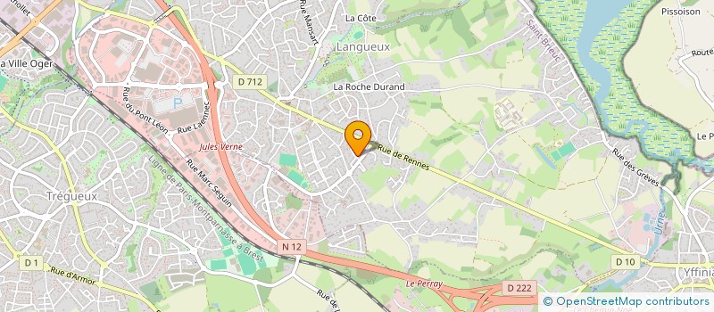 localisation de l'entreprise MONSIEUR STEEVE BOURGUIGNON  LANGUEUX