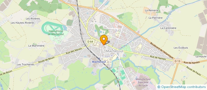 localisation de l'entreprise MONSIEUR STEEVE BRIAND  MACHECOUL-SAINT-MEME